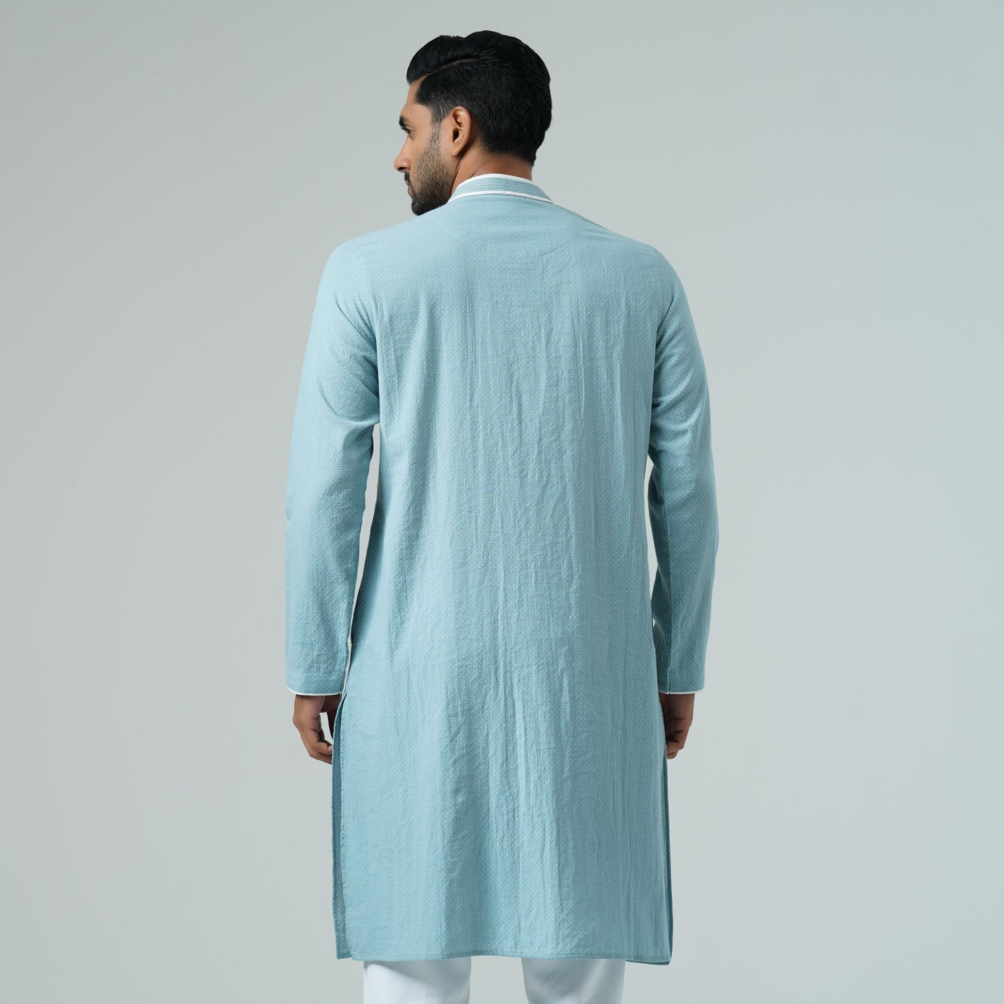 Mens Teal Panjabi