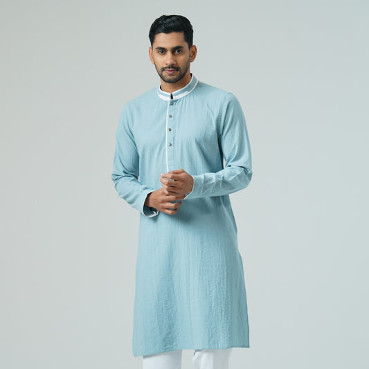 Mens Teal Panjabi