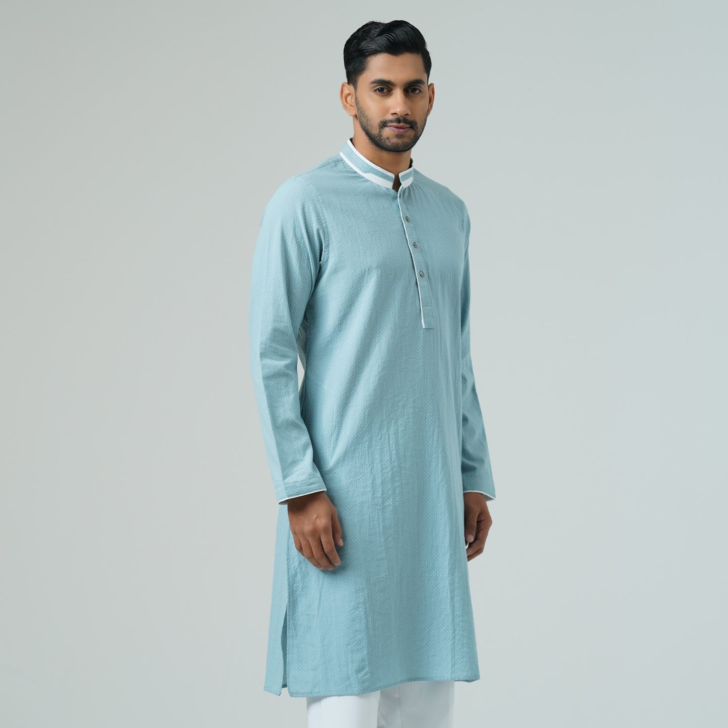 Mens Teal Panjabi