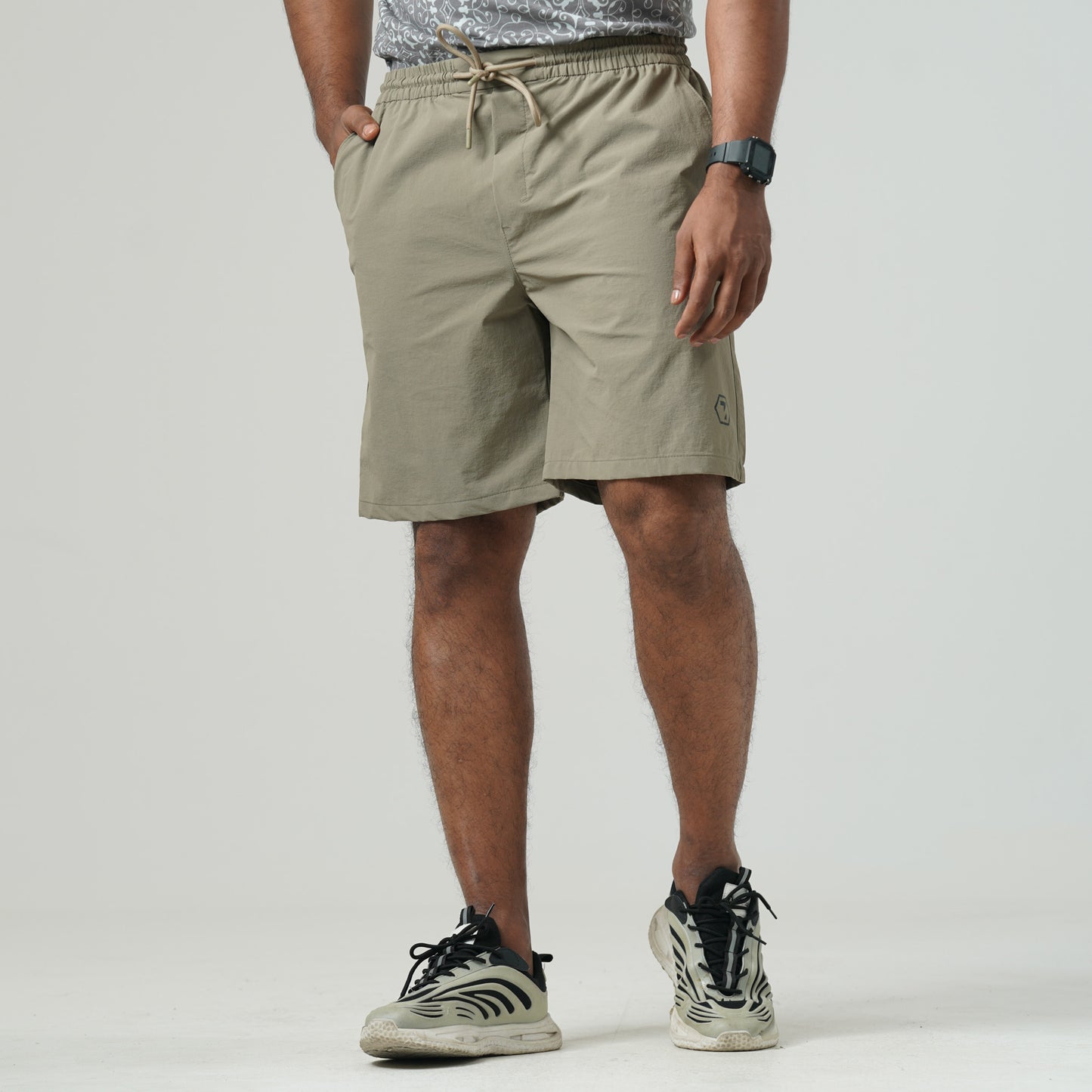 Mens Beige Short Pant