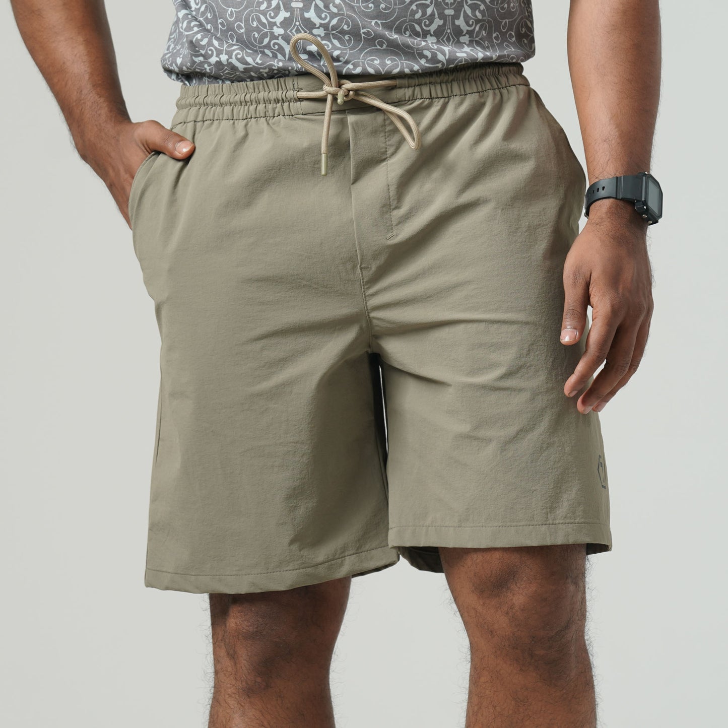 Mens Beige Short Pant