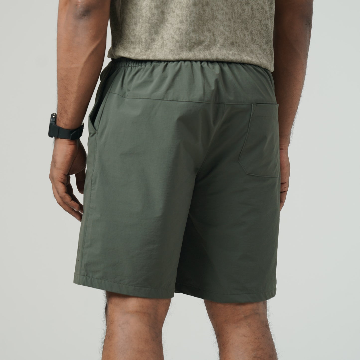 Mens Olive Short Pant