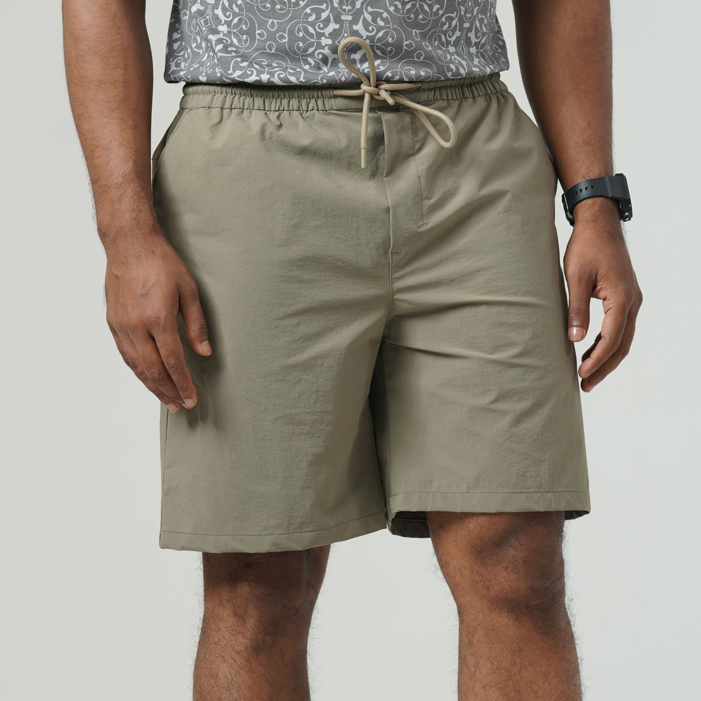 Mens Beige Short Pant