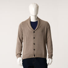 Load image into Gallery viewer, Mens Beige Sweater Blazer
