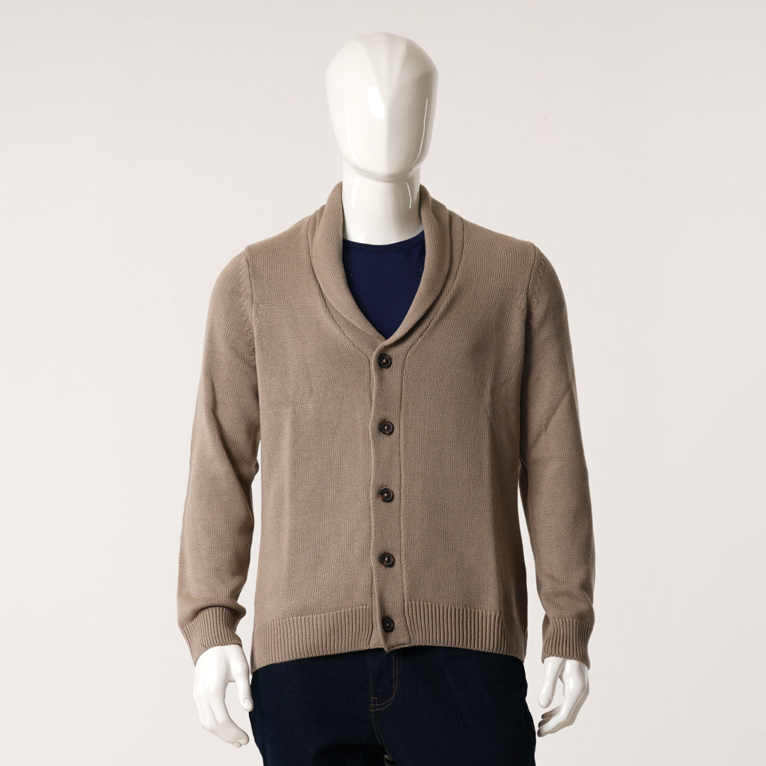 Mens Beige Sweater Blazer