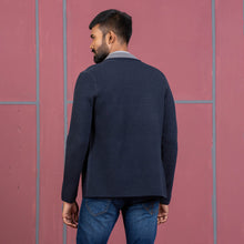 Load image into Gallery viewer, MENS CARDIGAN-NAVY
