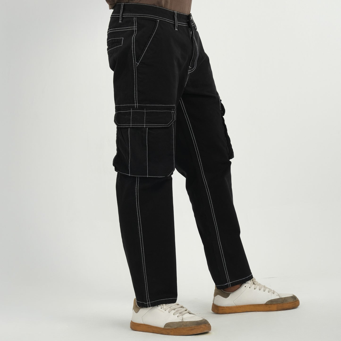 Mens Black Cargo Pant