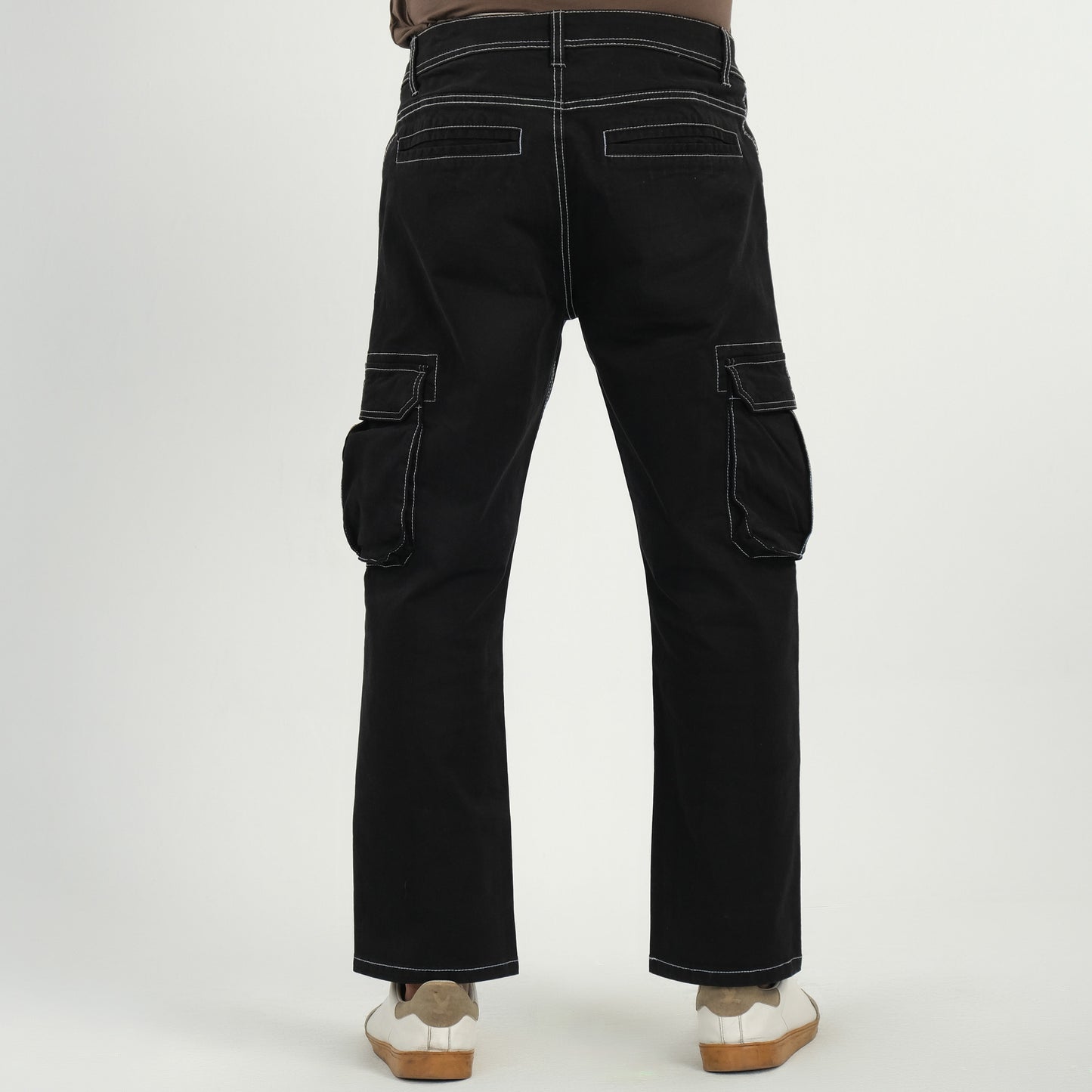 Mens Black Cargo Pant