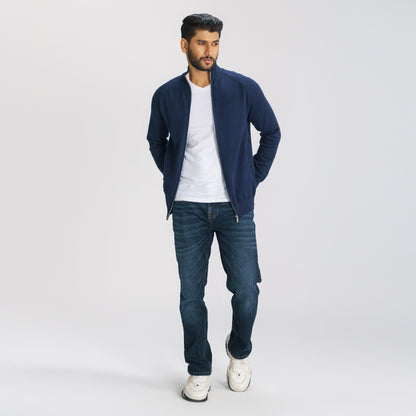 Mens Navy Cardigan