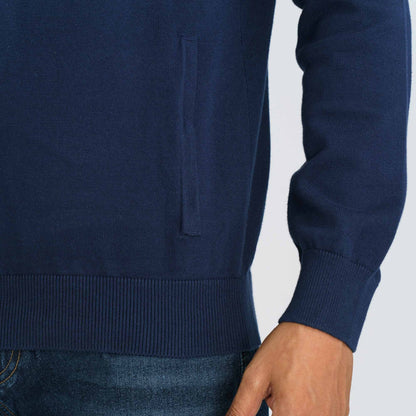 Mens Navy Cardigan