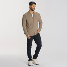 Load image into Gallery viewer, Men’s Beige Sweater Cardigan
