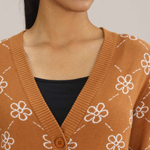 Load image into Gallery viewer, Womens Brown Cardigan
