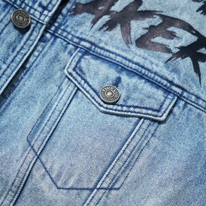 Mens Denim Jacket- Light Blue