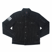 Load image into Gallery viewer, MENS DENIM JACKET- BLACK
