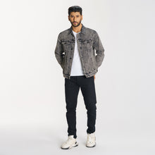 Load image into Gallery viewer, Mens Grey Denim Jacket
