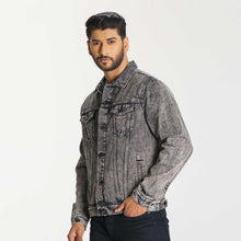 Load image into Gallery viewer, Mens Grey Denim Jacket
