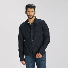 Load image into Gallery viewer, Mens Black Denim Jacket
