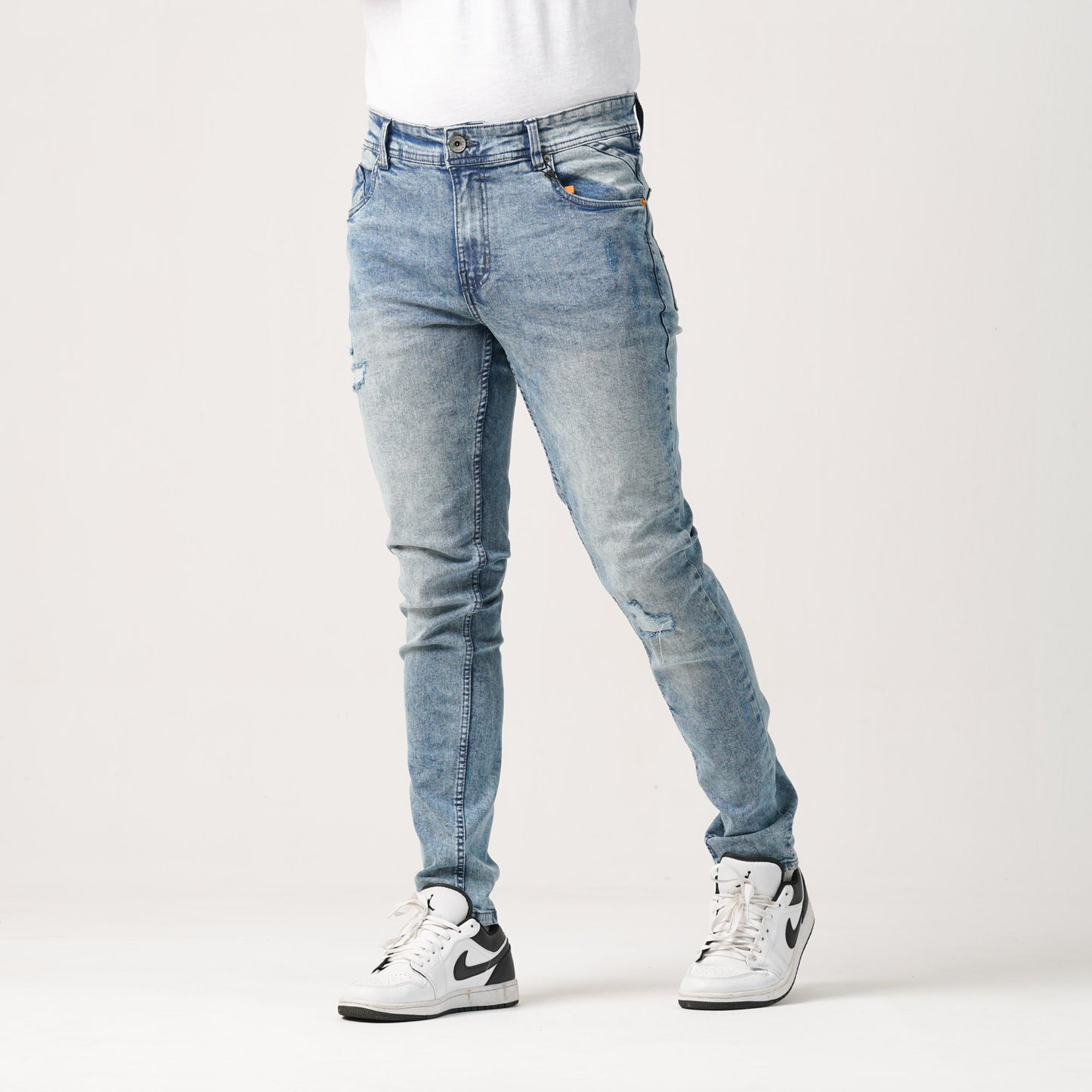 Mens Denim Pant-Light Blue