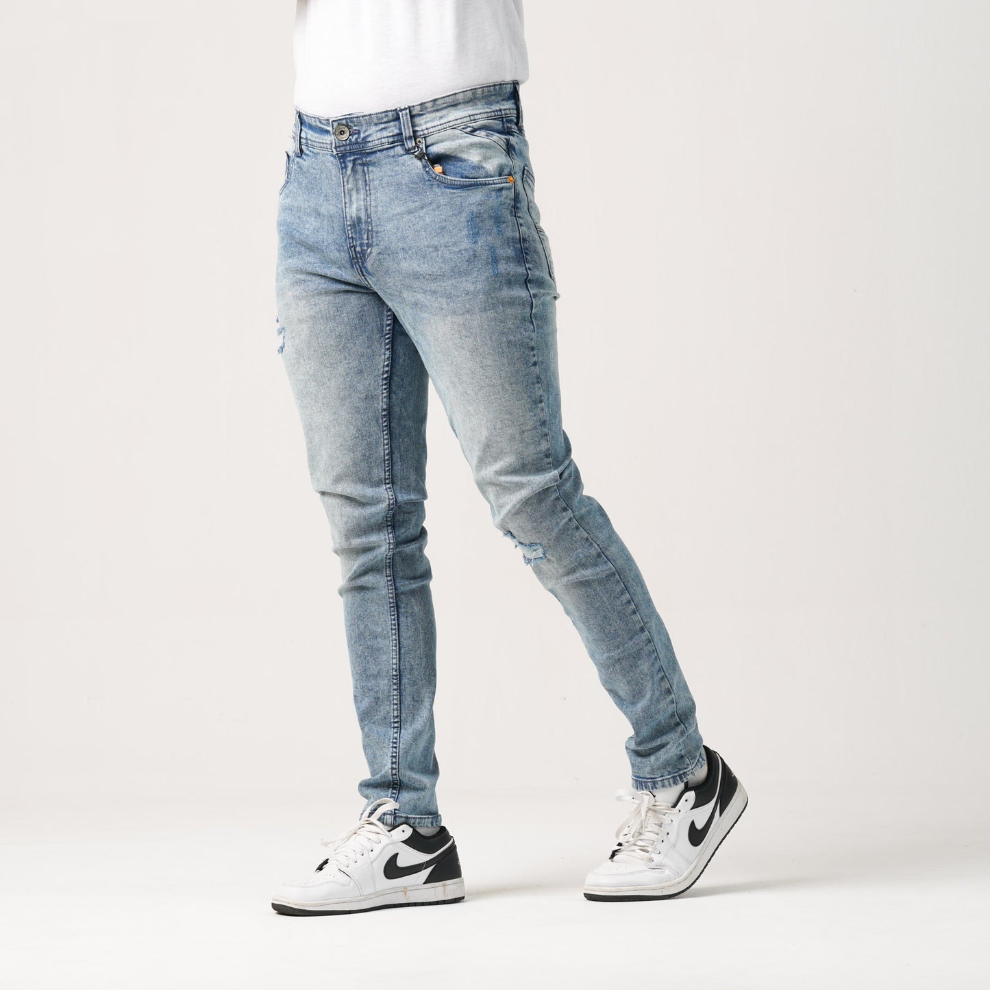 Mens Denim Pant-Light Blue