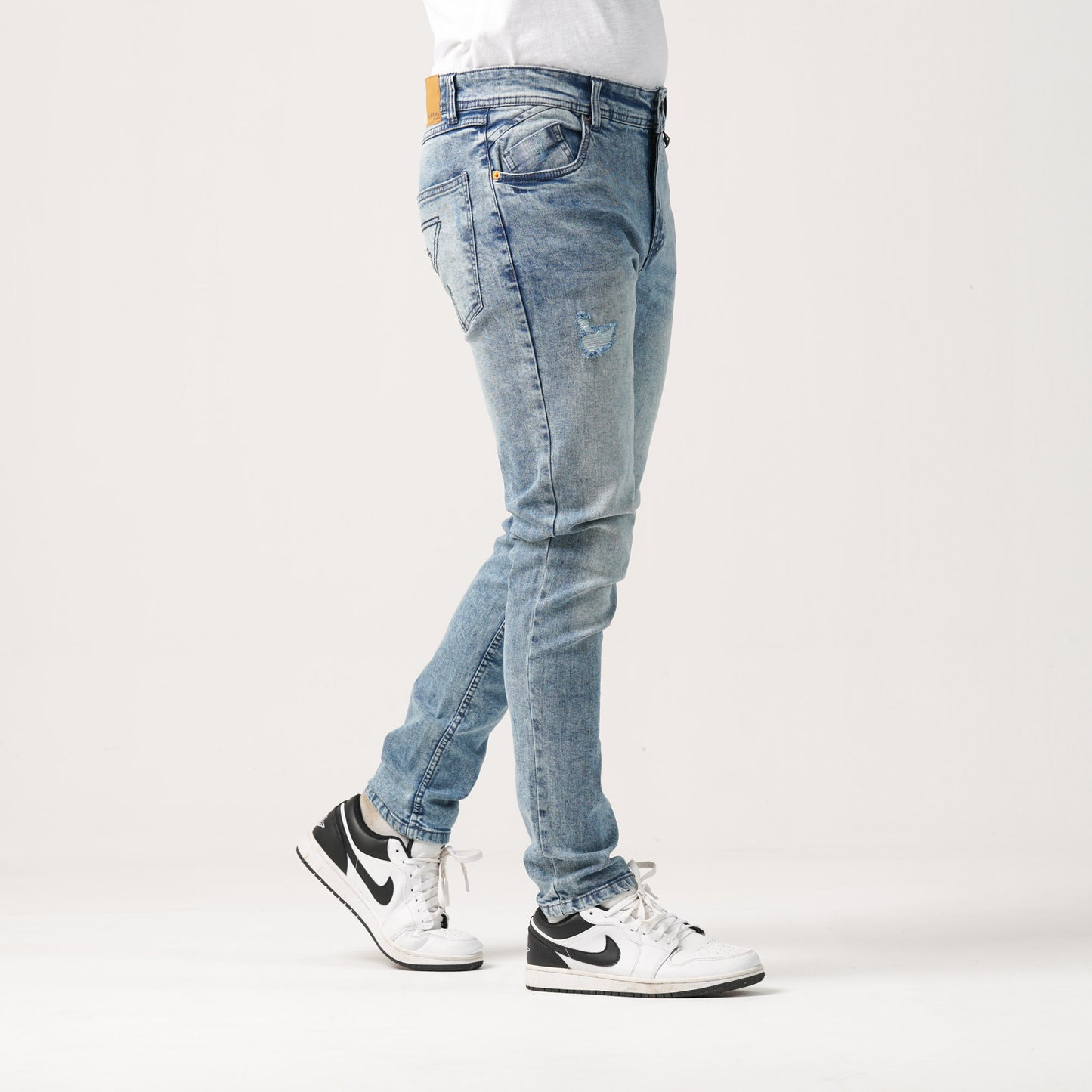 Mens Denim Pant-Light Blue