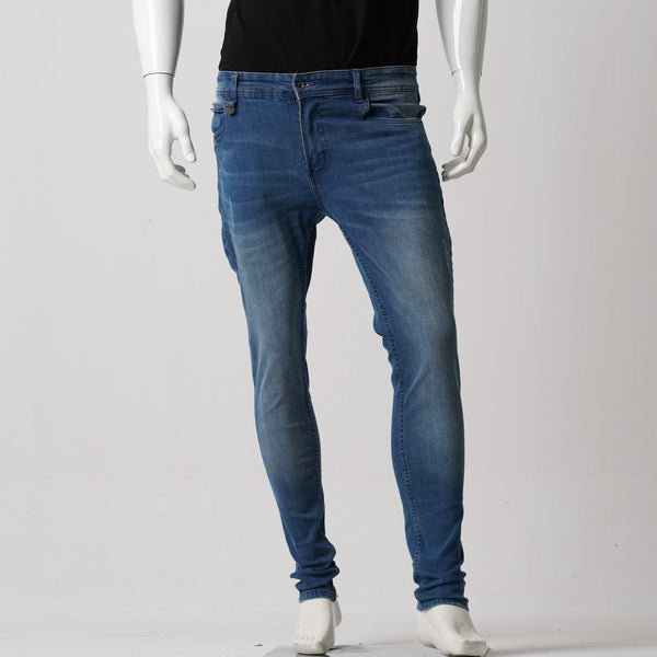 MENS DENIM PANT-BLUE