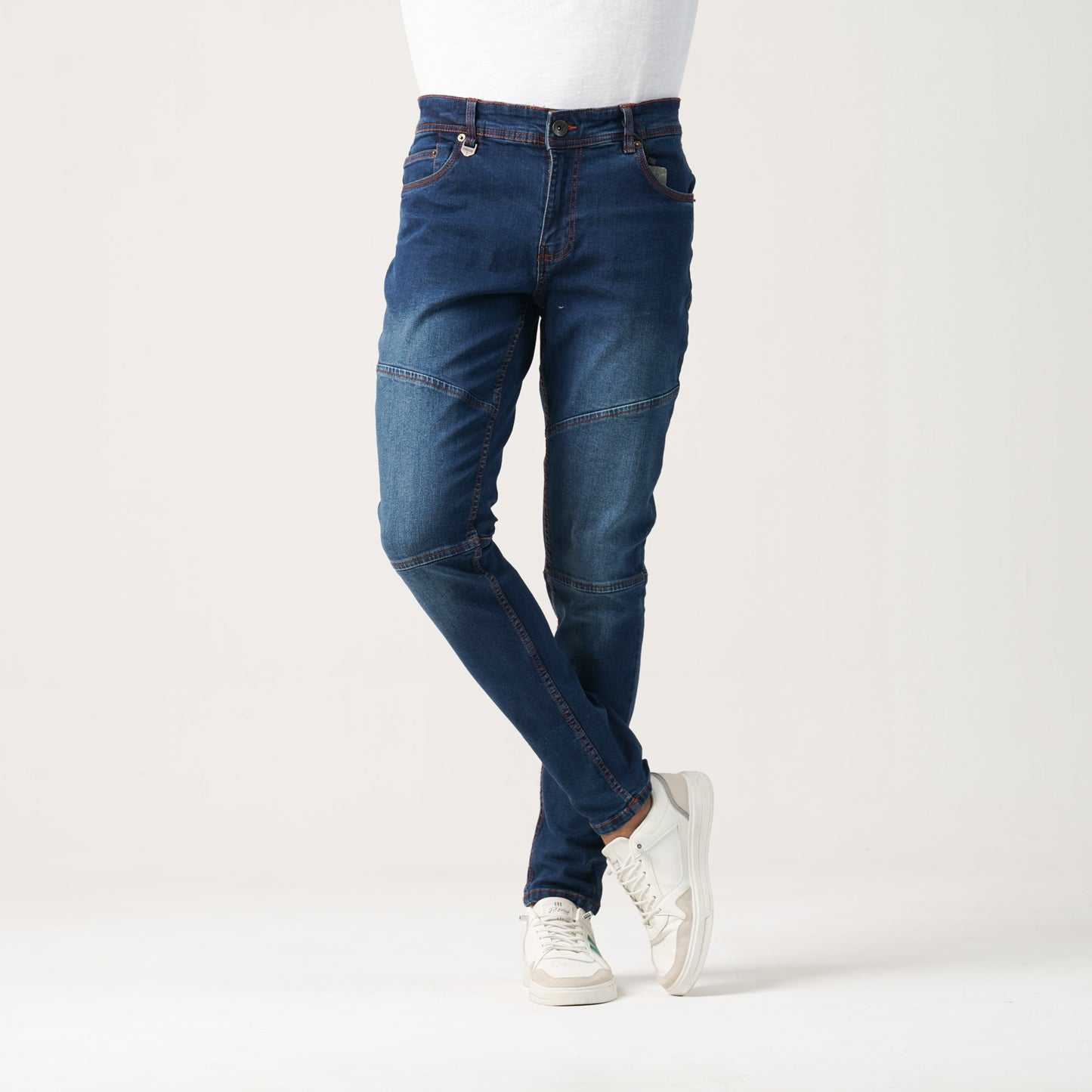 Mens Denim Pant-Dark Blue