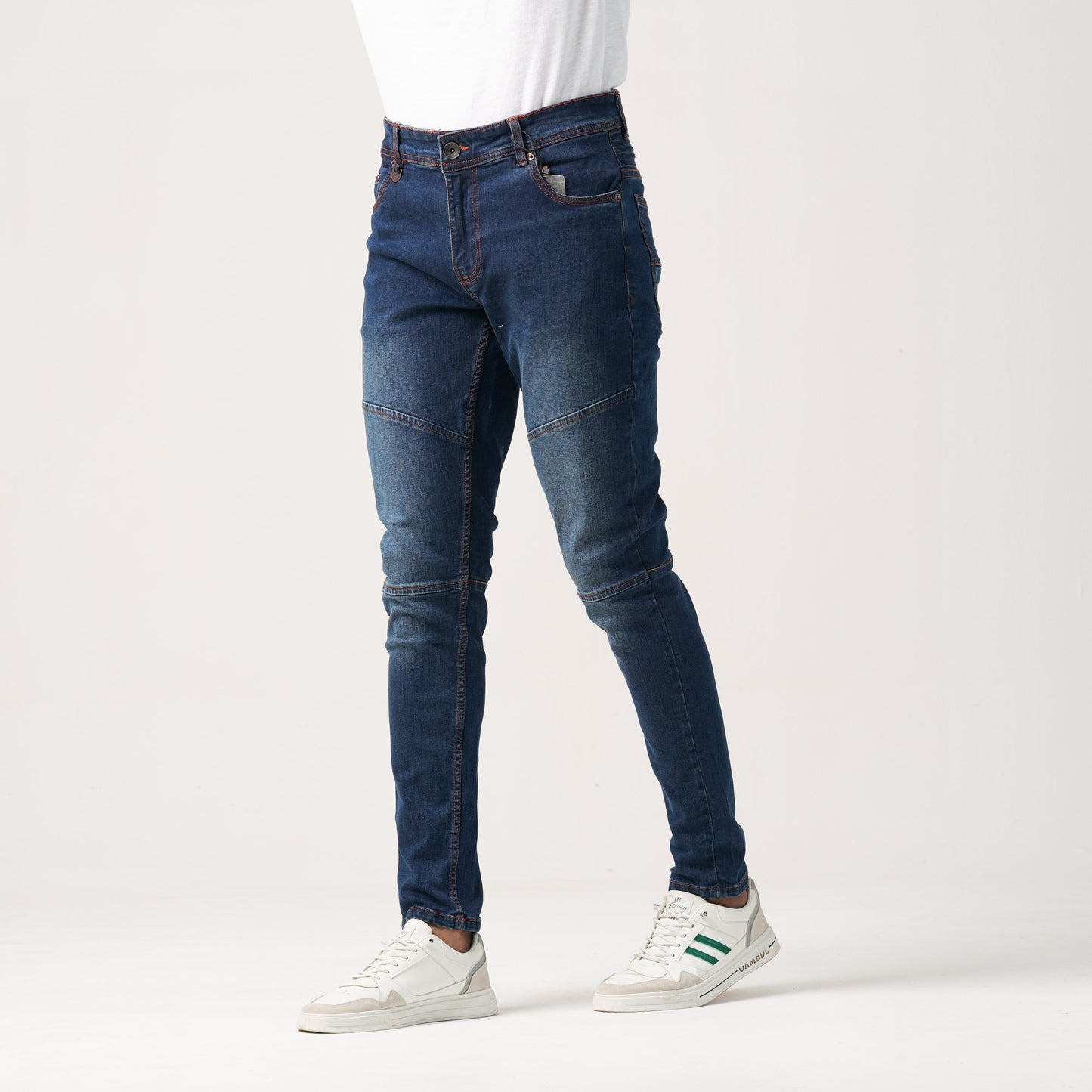 Mens Denim Pant-Dark Blue