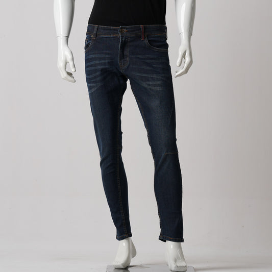 Mens Denim Pant-Dark Blue