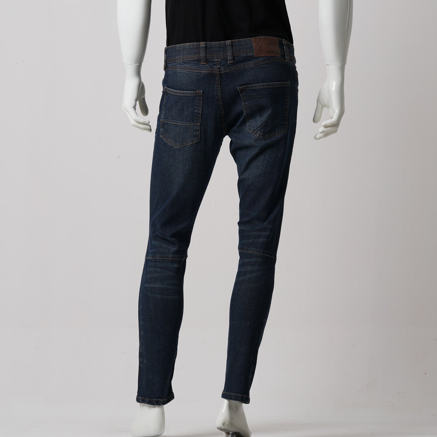 Mens Denim Pant-Dark Blue