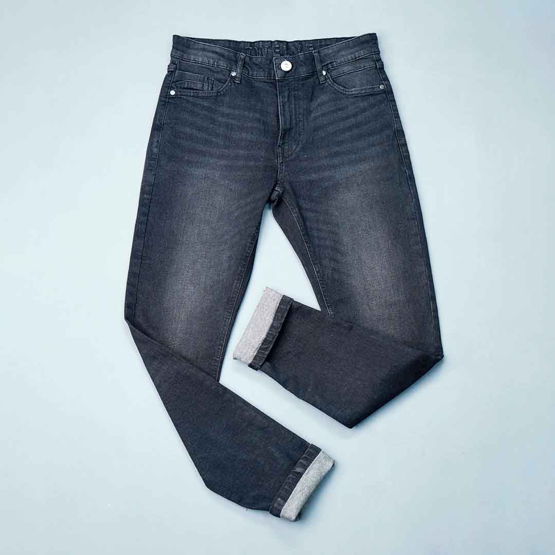 Mens Denim Pant- Grey