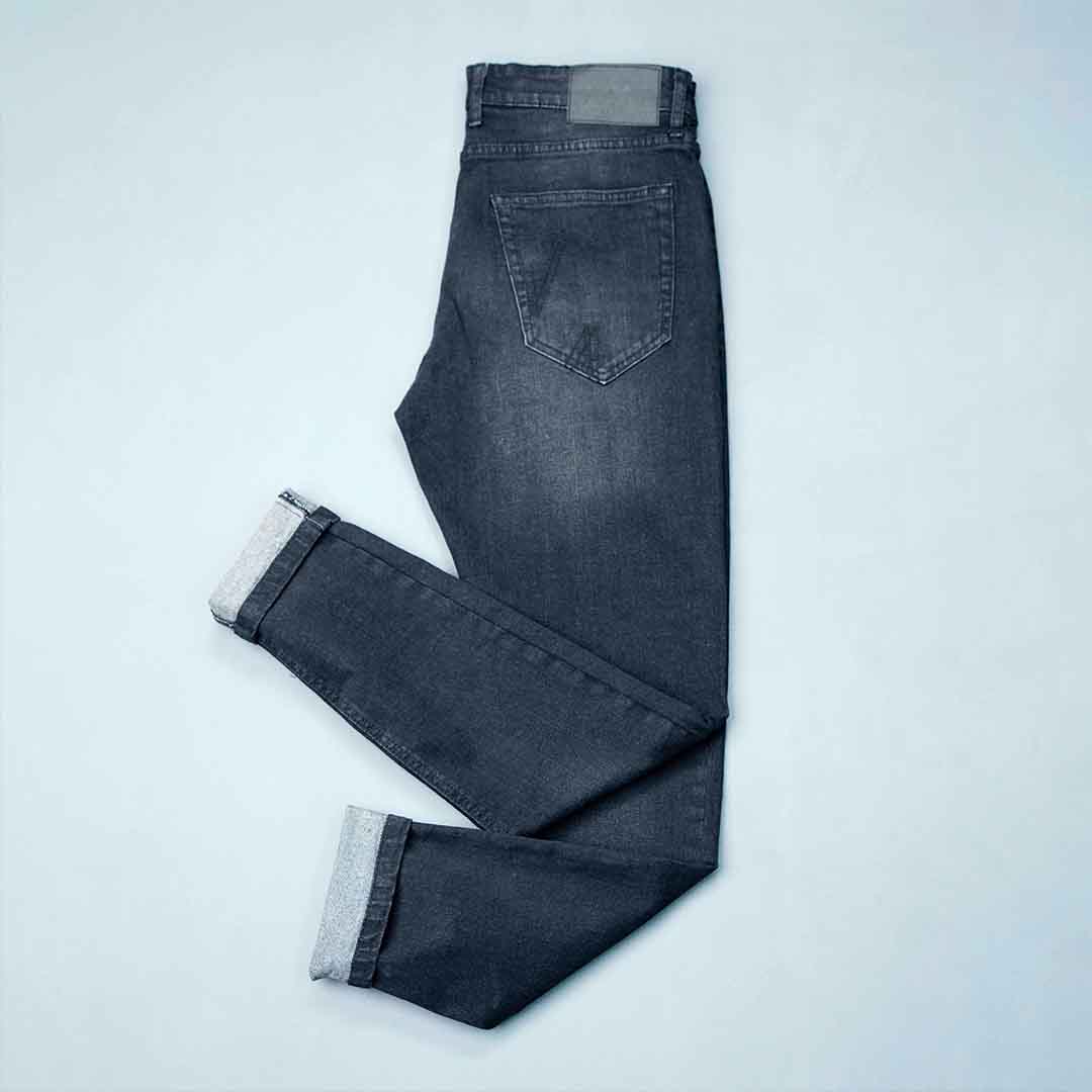 Mens Denim Pant- Grey