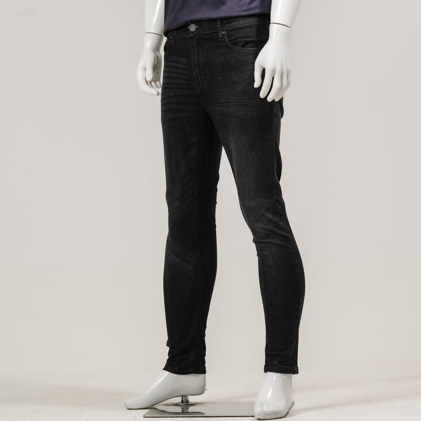 Mens Black Denim Pant