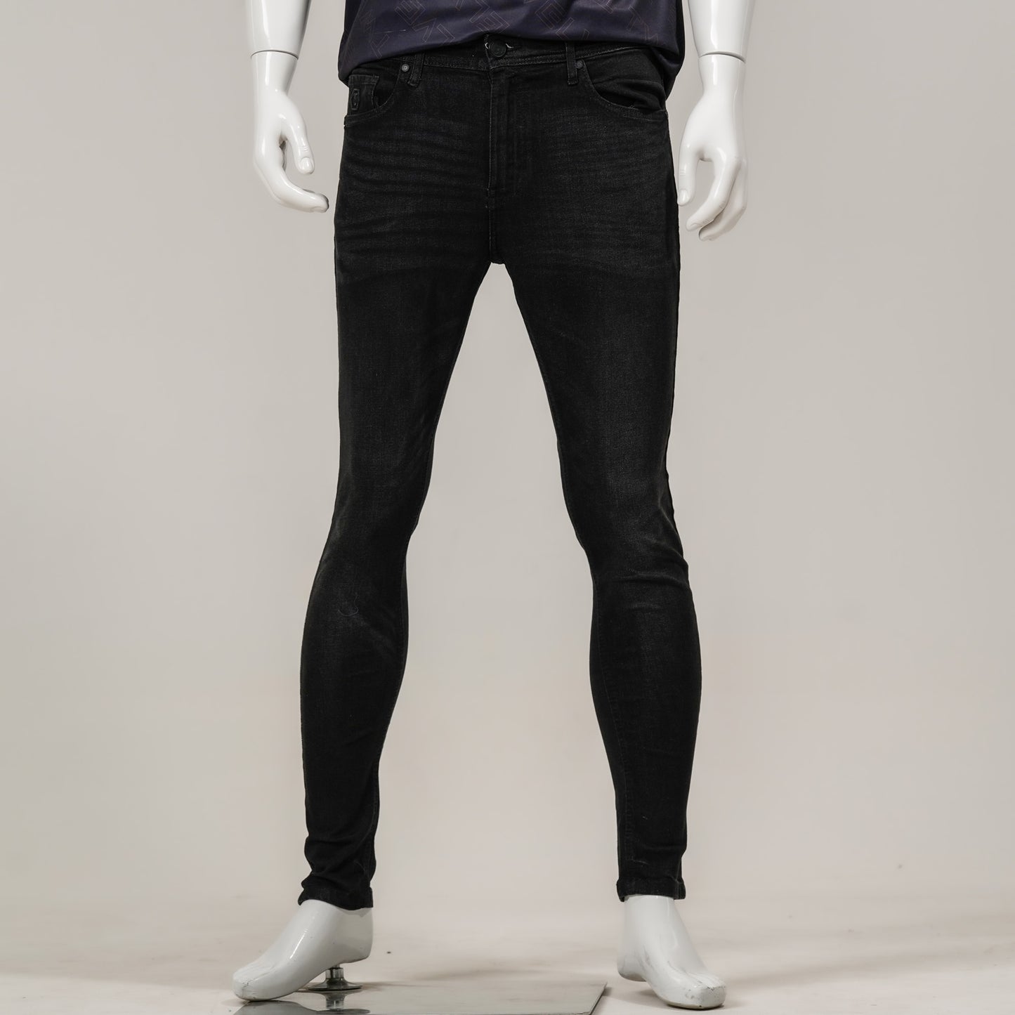 Mens Black Denim Pant