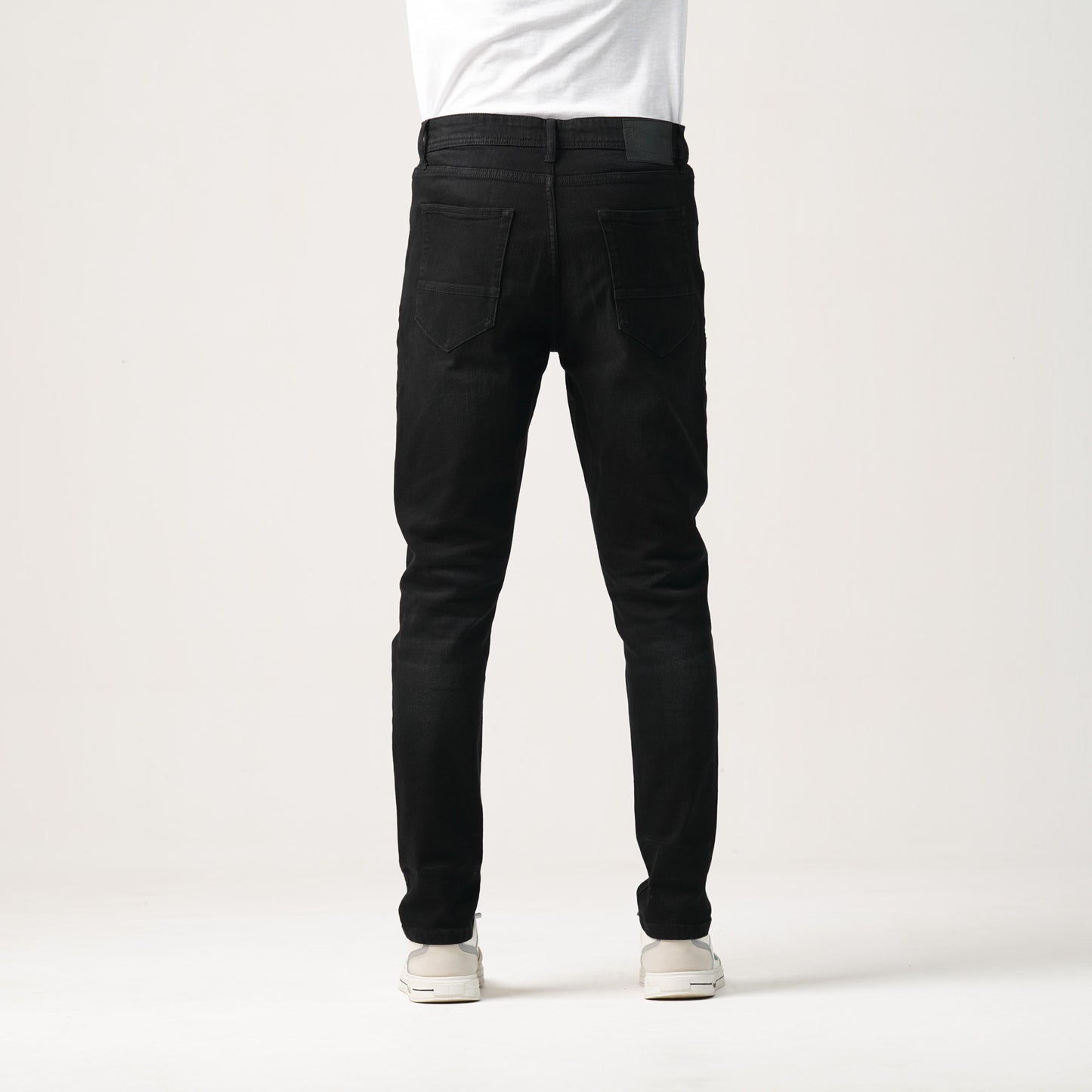 Mens Denim Pant-Black