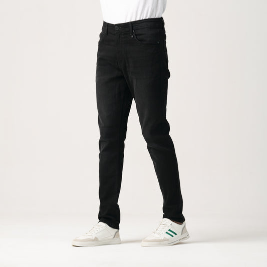 Mens Denim Pant-Black