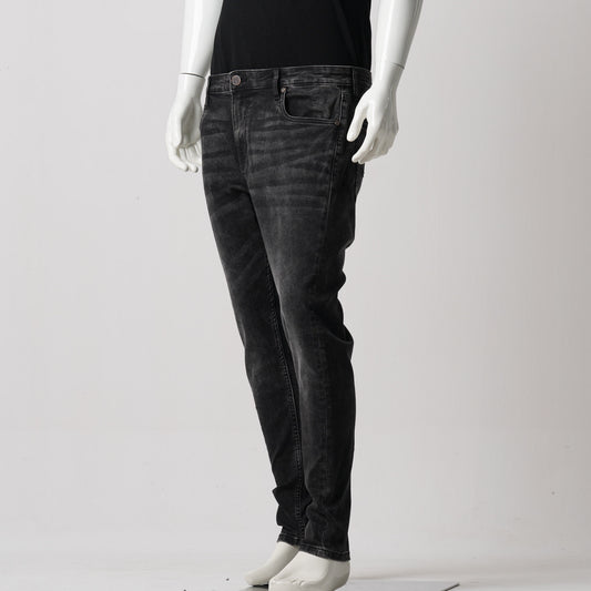 Mens Denim Pant-Black