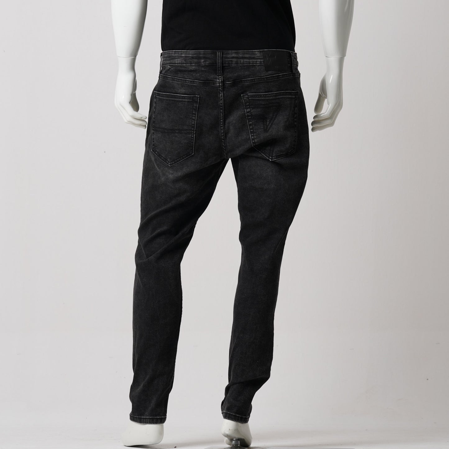 Mens Denim Pant-Black