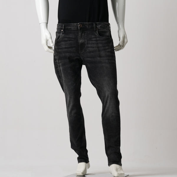 MENS DENIM PANT-BLACK