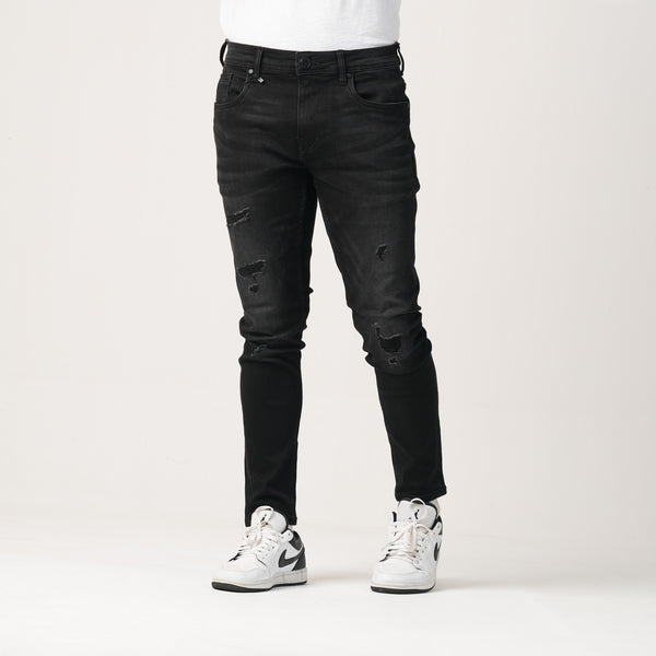 MENS DENIM PANT-BLACK