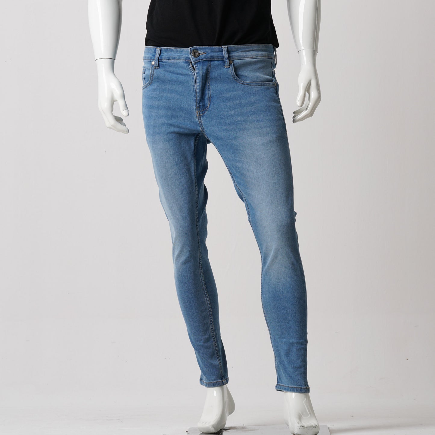 Mens Denim Pant-Light Blue