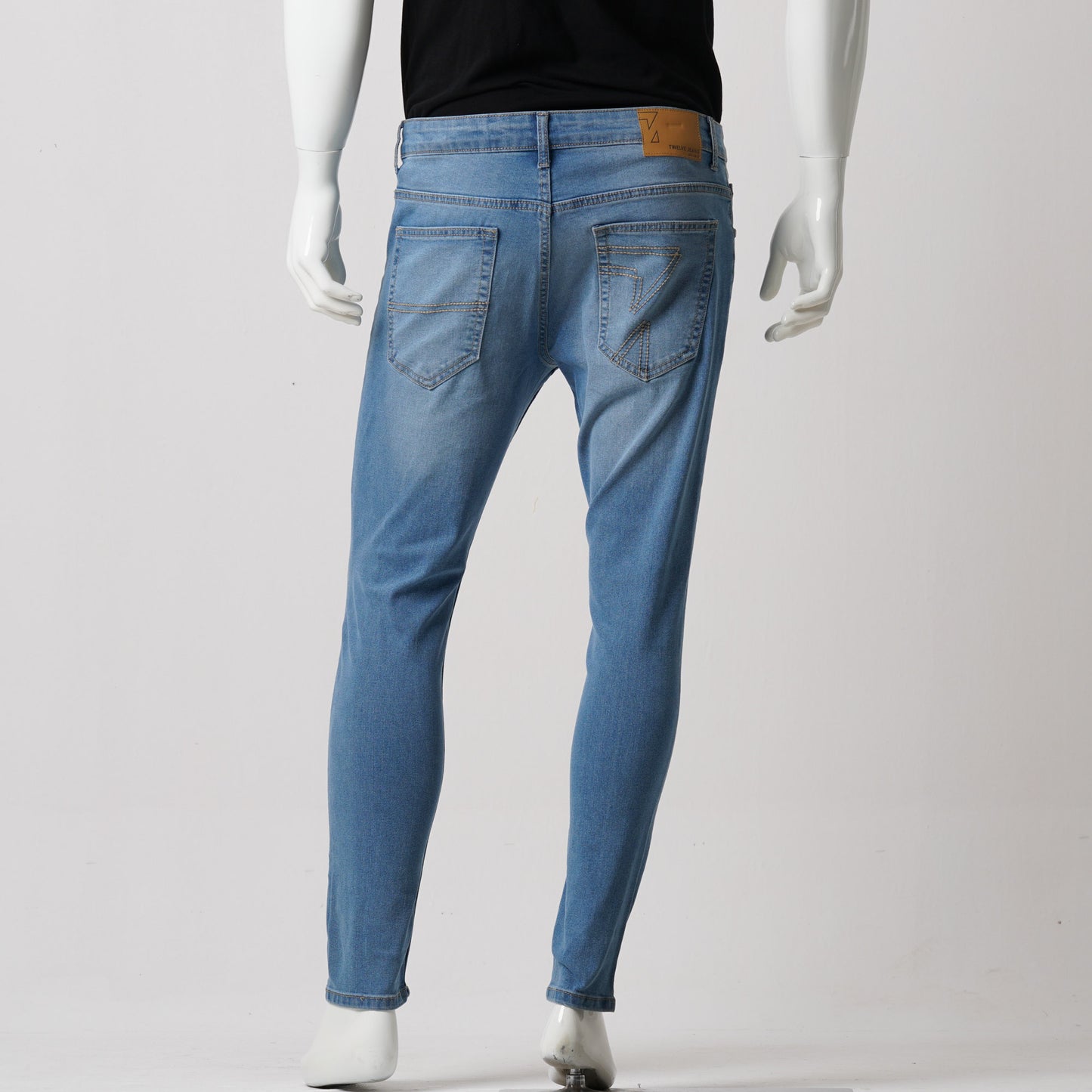 Mens Denim Pant-Light Blue