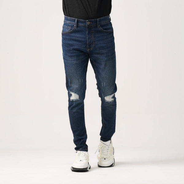 MENS DENIM PANT-BLUE