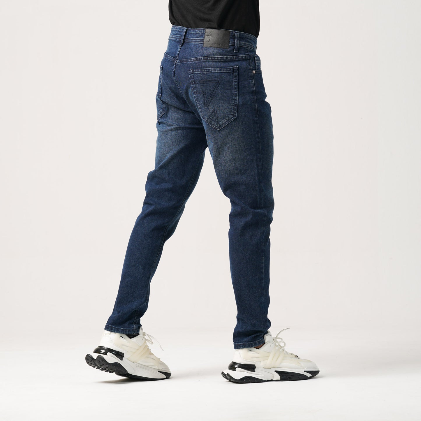 Mens Denim Pant-Dark Blue