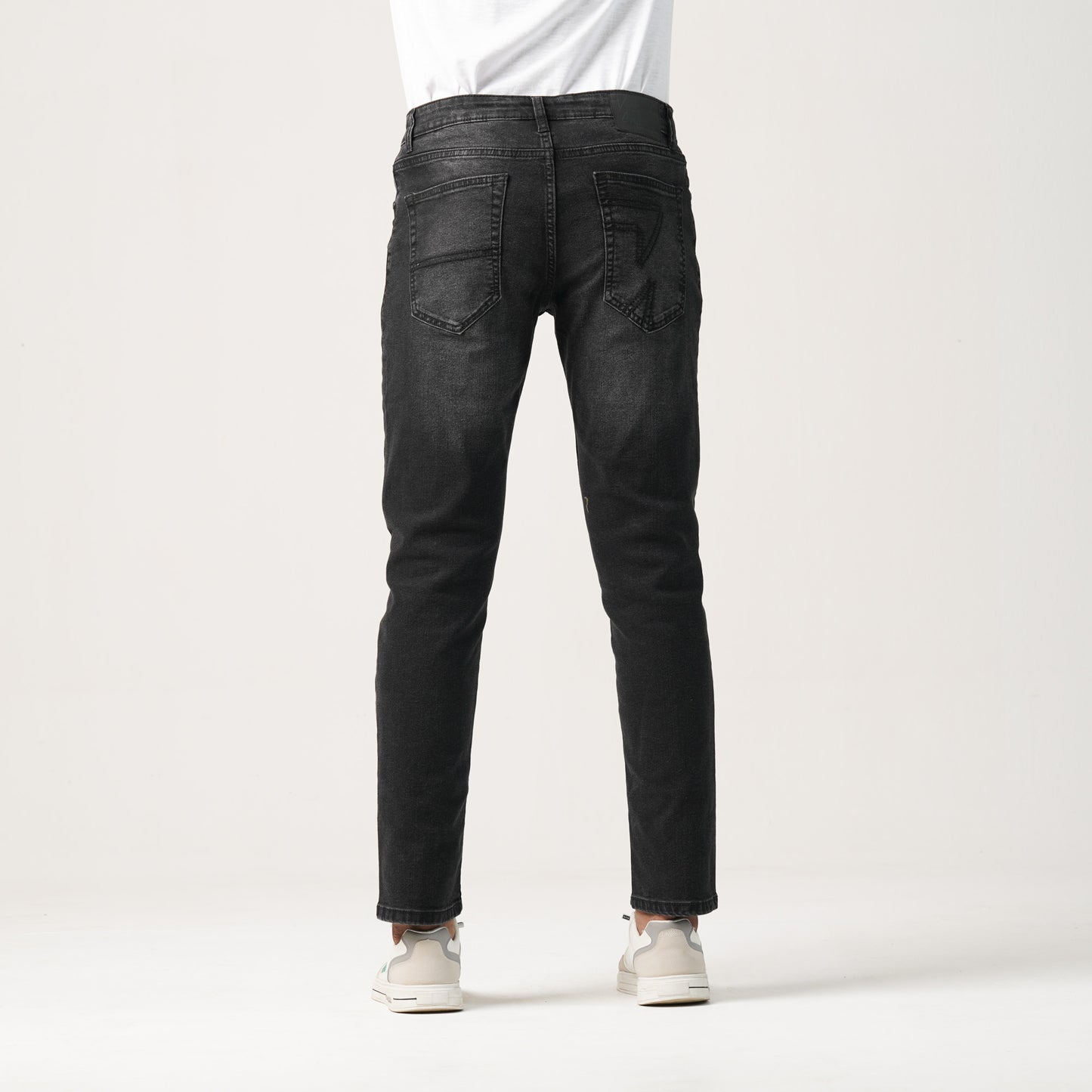 Mens Denim Pant-Black