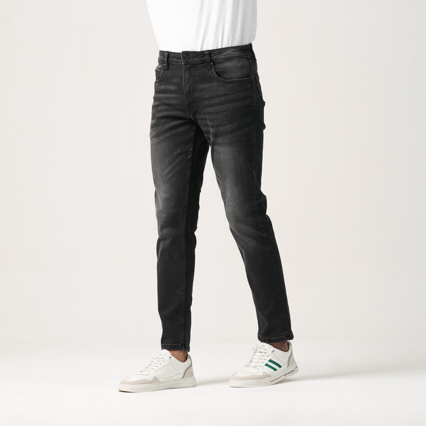 Mens Denim Pant-Black