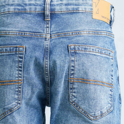 Men's Blue Denim Long Pant