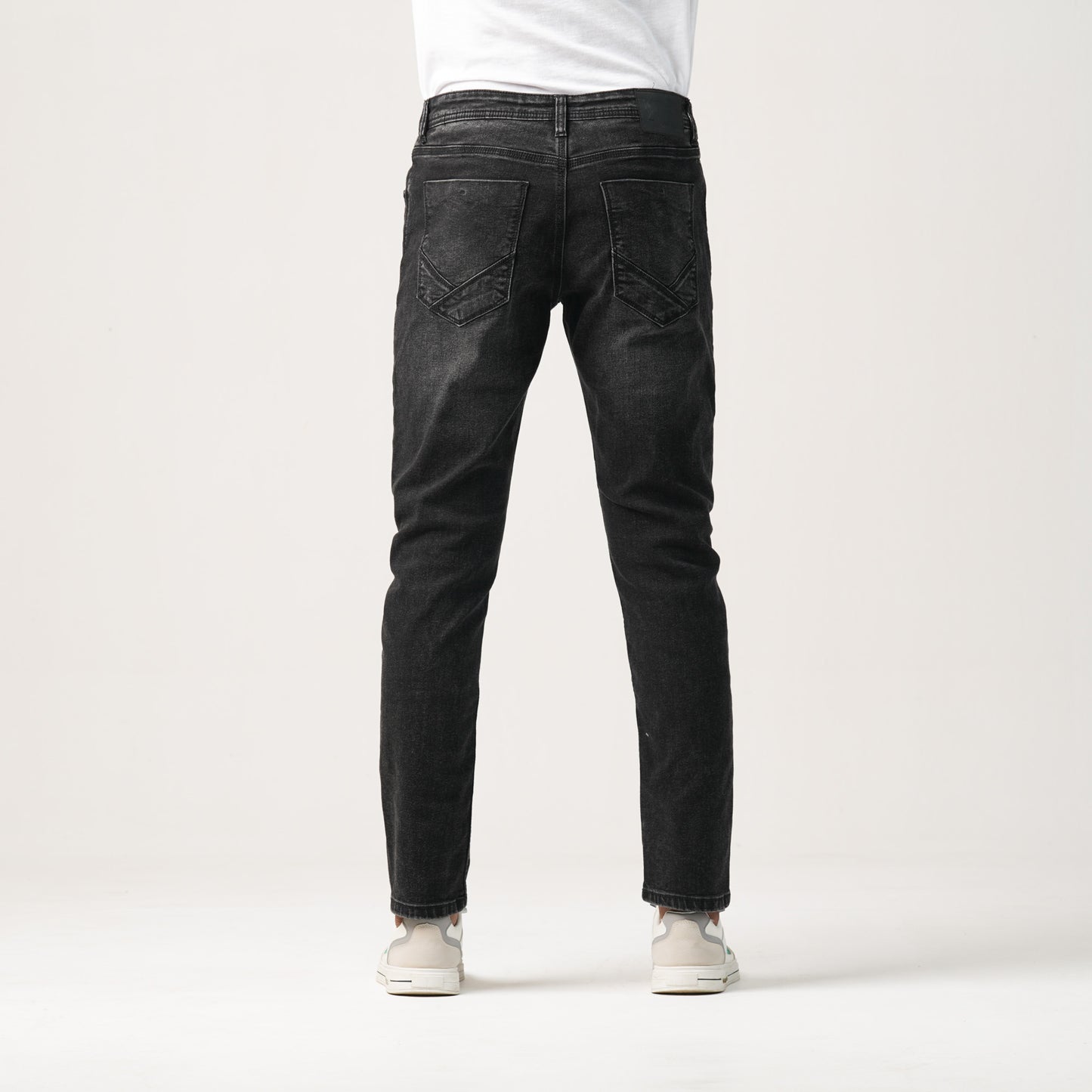 Mens Denim Pant-Black