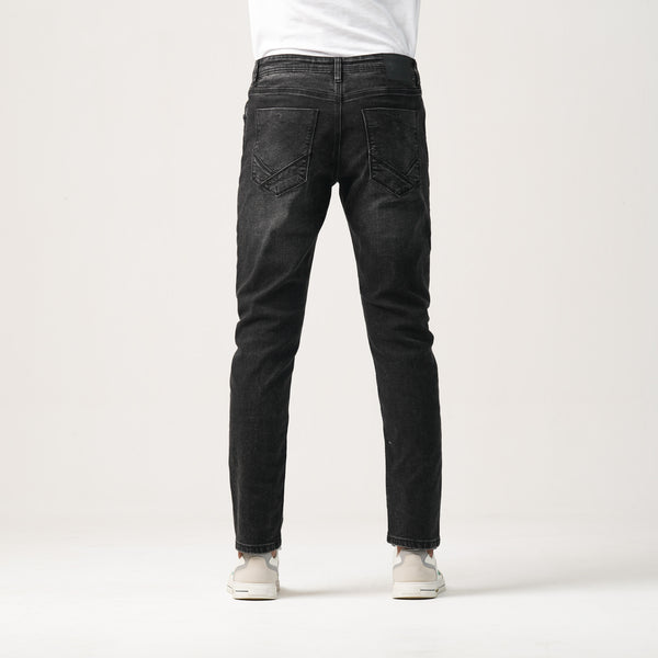 MENS DENIM PANT-BLACK