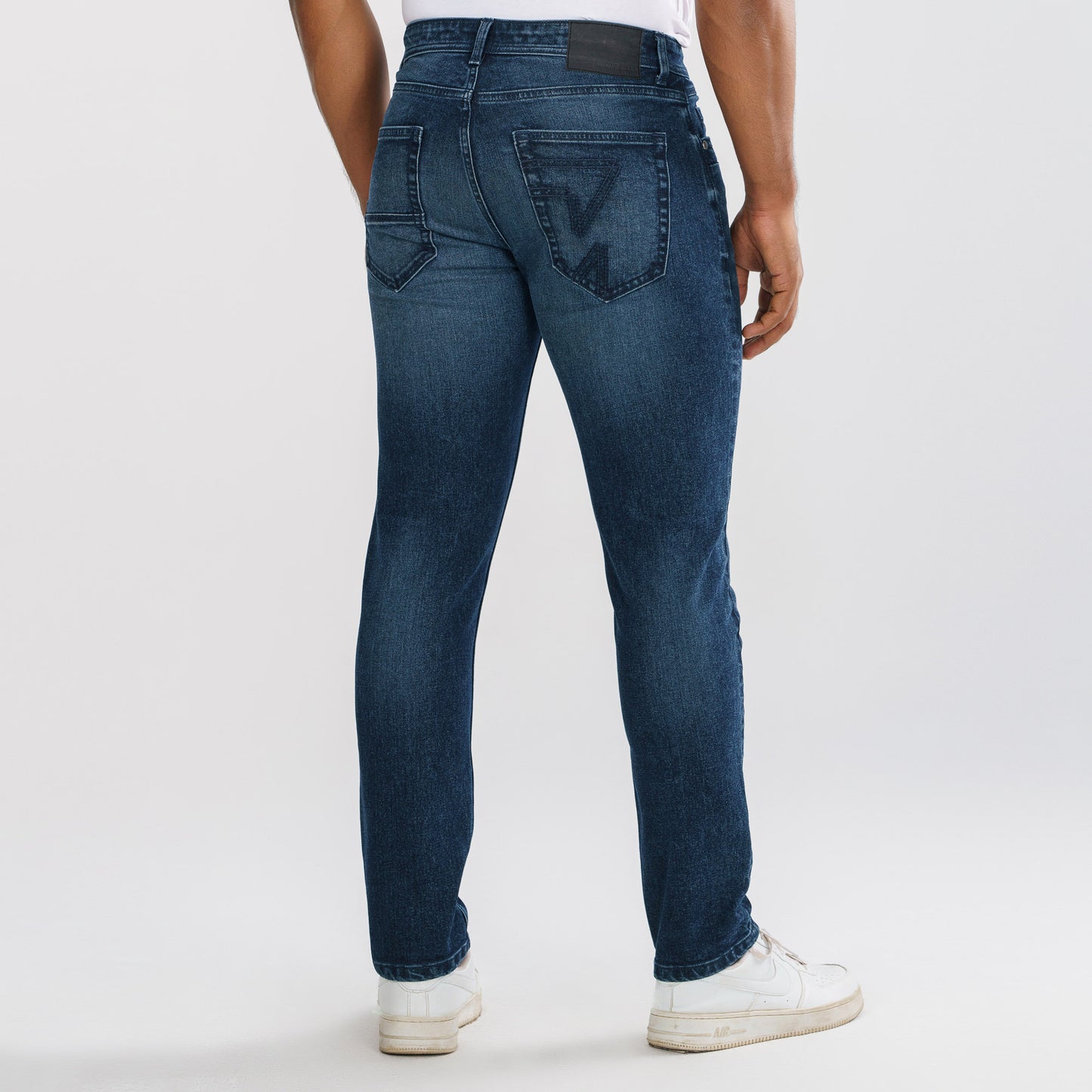 Mens Dark Blue Denim Pants