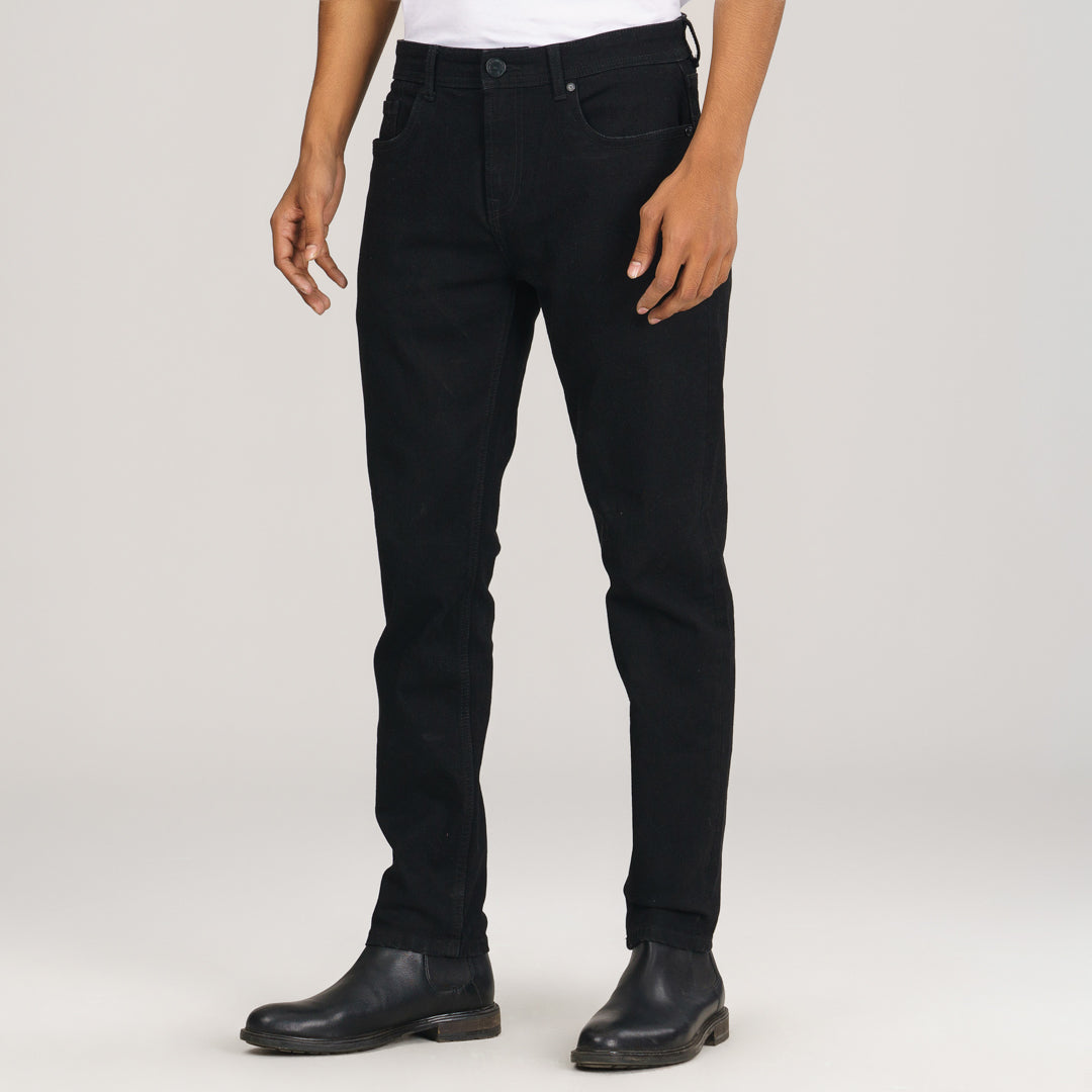 Mens Black Denim Pant